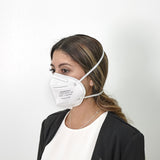 N95 Respirator Mask Fold Style ,NIOSH APPROVED, (Bag of 5), Size: Regular
