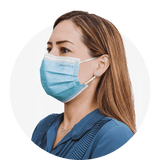 Surgical Disposable Mask ASTM Level 3 (Bag of 10), Size: Regular