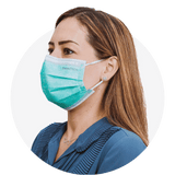 Disposable Mask ASTM Level 3 (Box of 50), Size: Regular