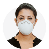 Surgical, N95 Respirator Mask, Cup Style, (Box of 20,  Size: Small