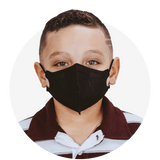 Kids, White Extra Small Particulate Respirator Fold Style With Earloops  (Box of 20)