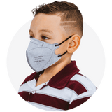 Kids, White Extra Small Particulate Respirator Fold Style With Earloops  (Box of 20)