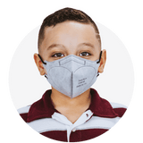 Kids Extra Small Particulate Respirator Fold Style With Earloops  (Case of 720)