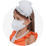 Kids Extra Small Particulate Respirator Fold Style With Earloops  (Box of 20)